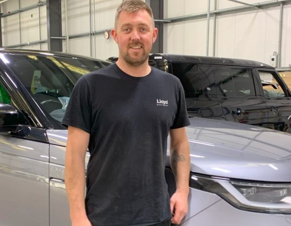 Liam Celebrates 10 years with Lloyd Motor Group 